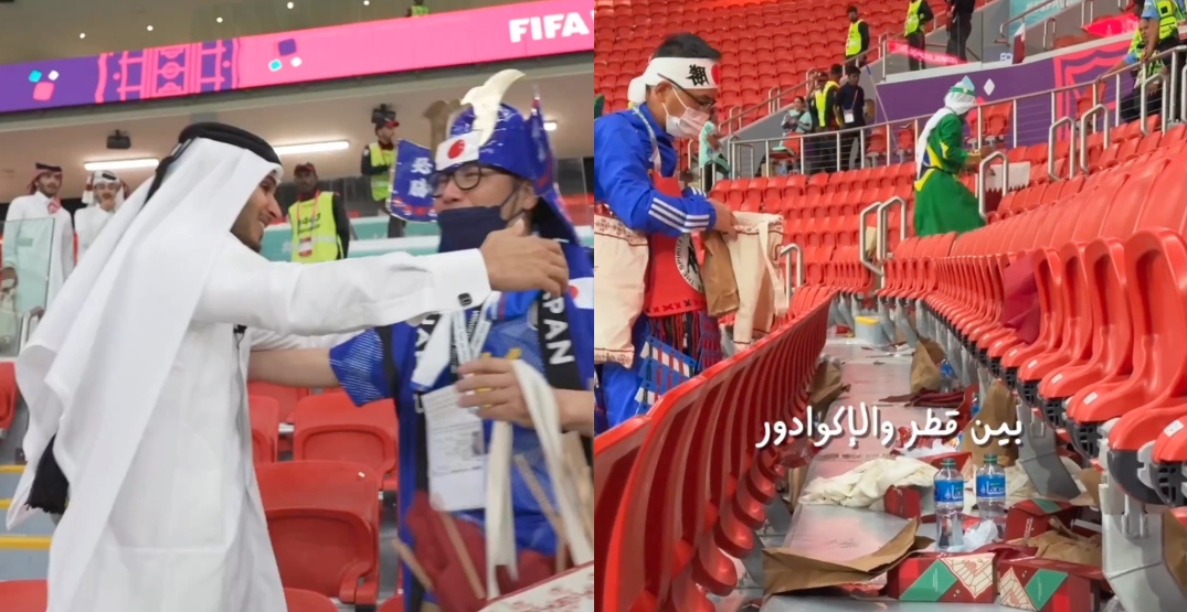 Win without pride! Fans in Japan stayed on the field to clean the stands, and the player's locker room was clean and tidy, which was highly praised by FIFA