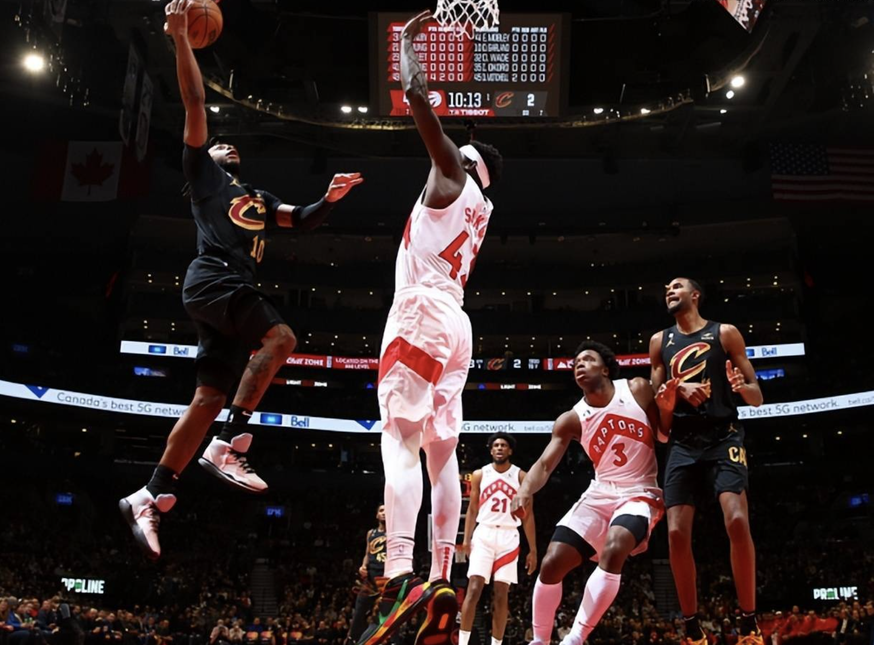 【NBA常规赛】猛龙迎战骑士正面交锋，猛龙最终毫无悬念的取下骑士