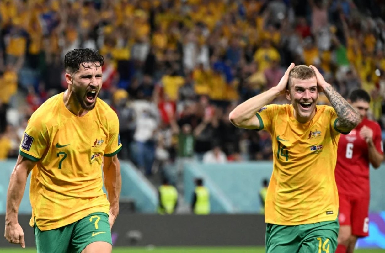 Australia became the first Asian team to break into the round of 16 in this World Cup!