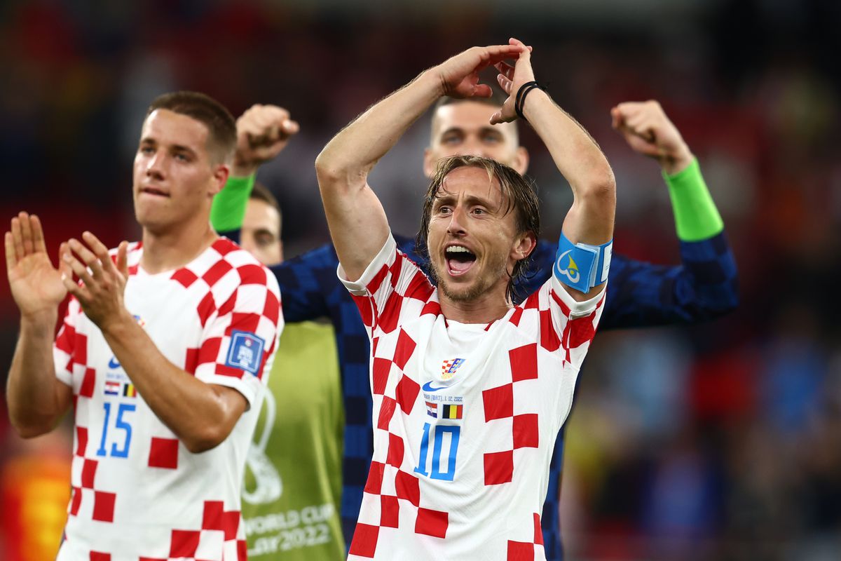 Leading Croatia to a draw with Belgium, Modric won the best match