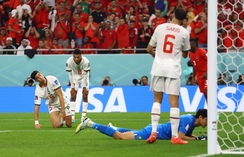 Aquad scored Qatar's first own goal in the World Cup! Also the 100th goal of this World Cup