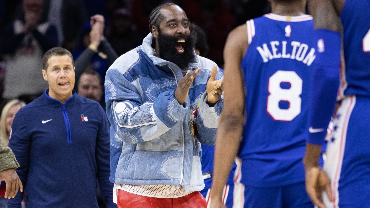 Berita Bola Basket | James Harden kembali ke 76ers setelah absen 14 pertandingan karena cedera kaki