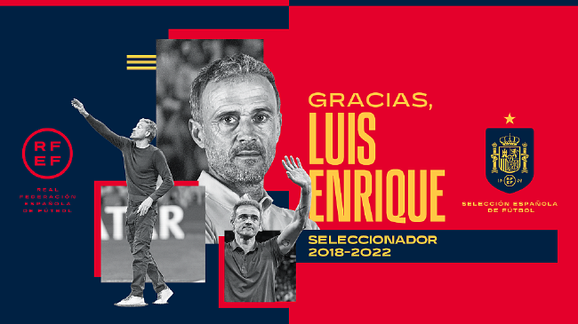 The Spanish Football Federation announced that Luis Enrique will leave and Fuente will take over as the national team coach