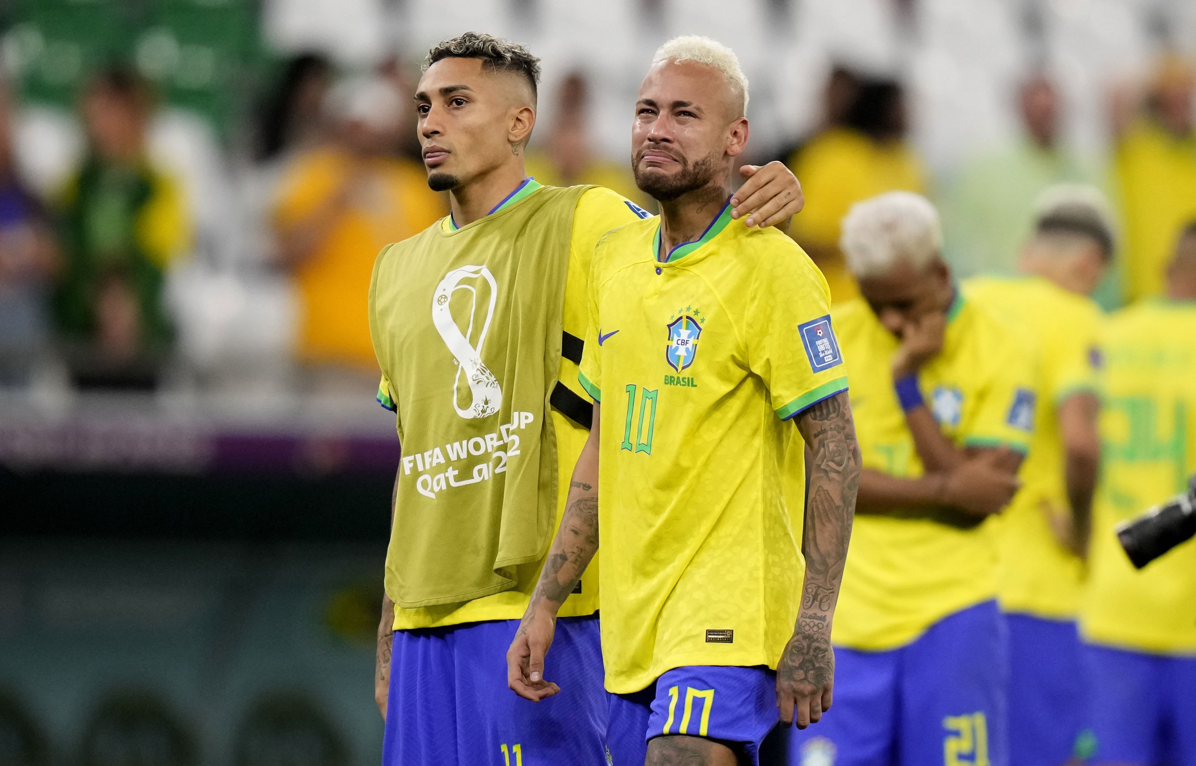 Neymar cried after missing the title in three World Cups