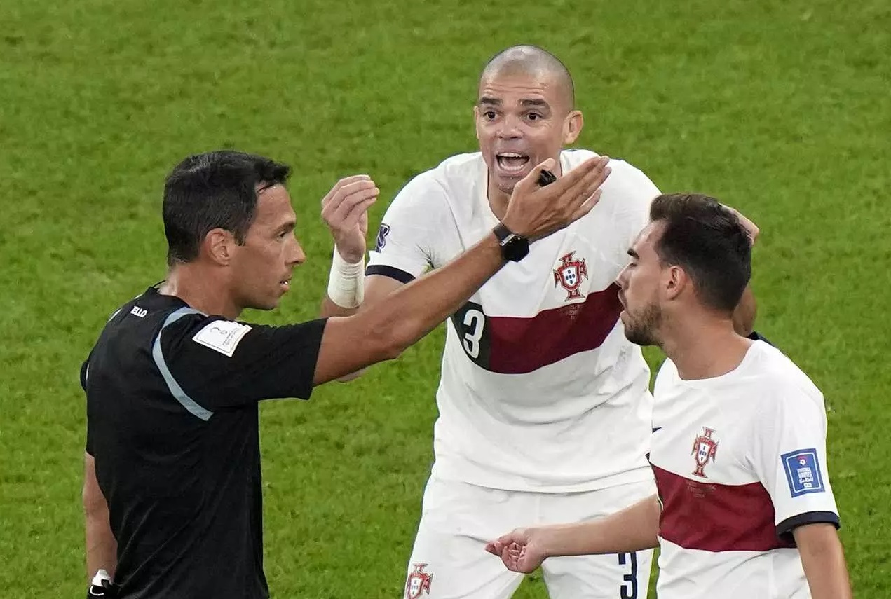 Pepe criticizes referee for arrogance