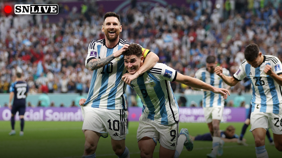 Piala Dunia Qatar - Alvarez mencetak dua gol saat Argentina mengalahkan Kroasia 3-0