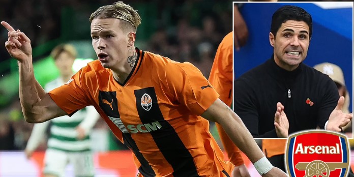 It is rumored that the 21-year-old teenager Mudrick will join the Gunners soon, and the Magpies may return empty-handed