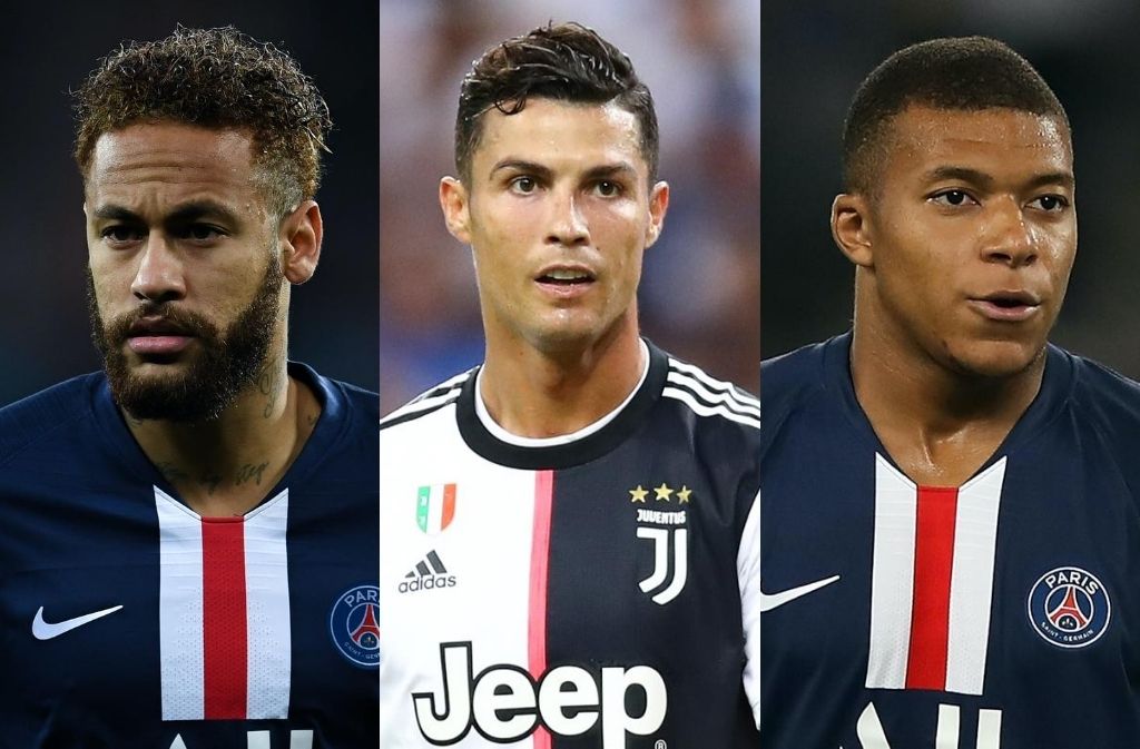 Ronaldo names Mbappe and Neymar