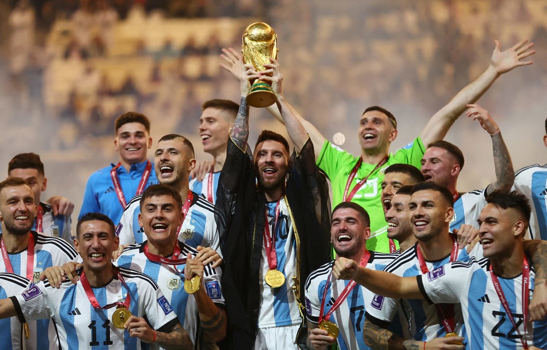 Pertandingan persahabatan pertama Argentina setelah Piala Dunia dipimpin oleh Messi dan Ganacho