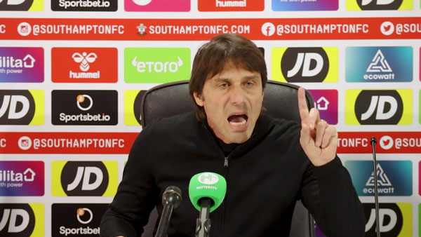 ◤Premier League◢ Tottenham Hotspur head coach Antonio Conte slammed 