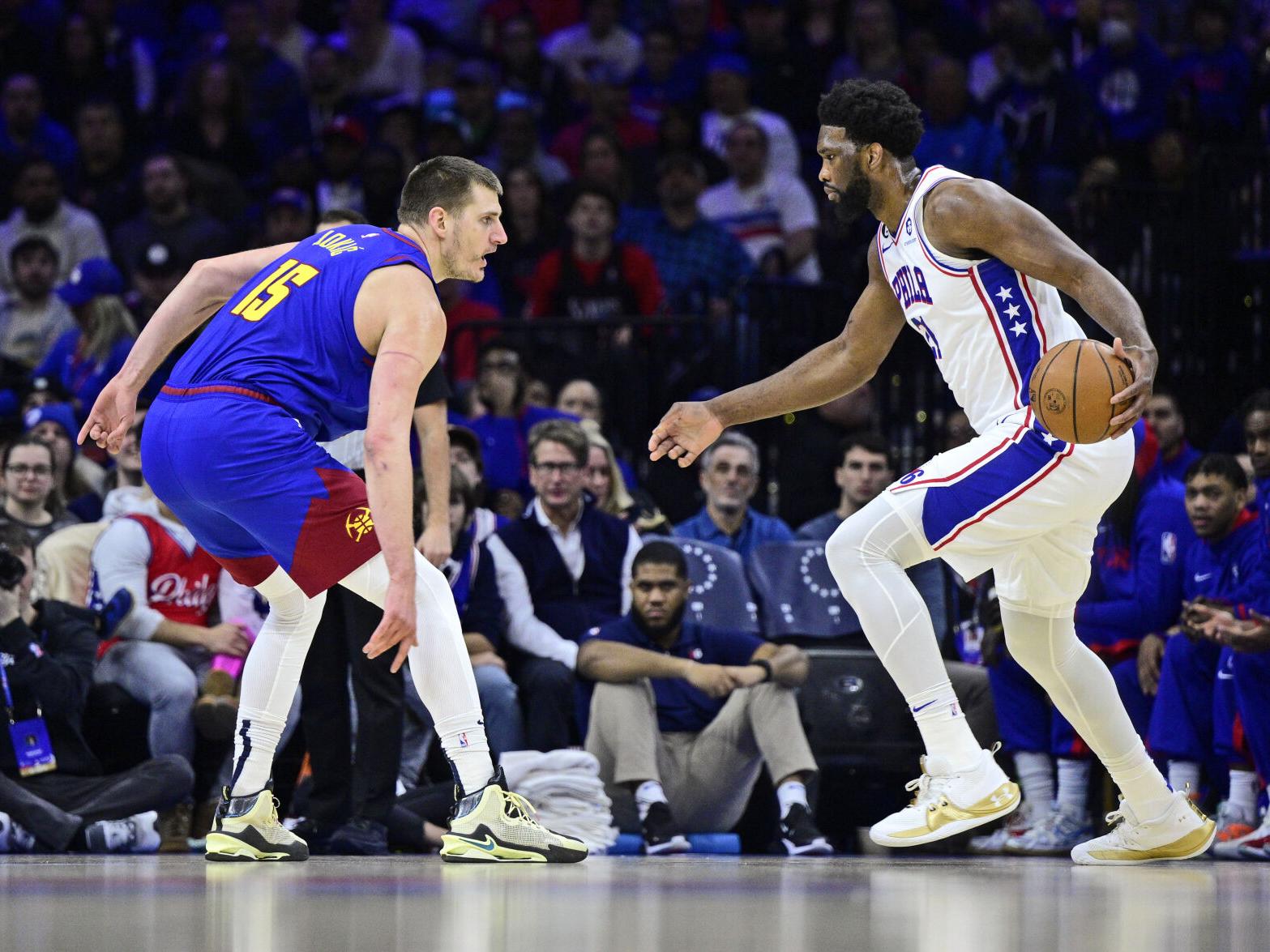 76ers giant Embiid missed today's MVP matchup with Jokic due to injury