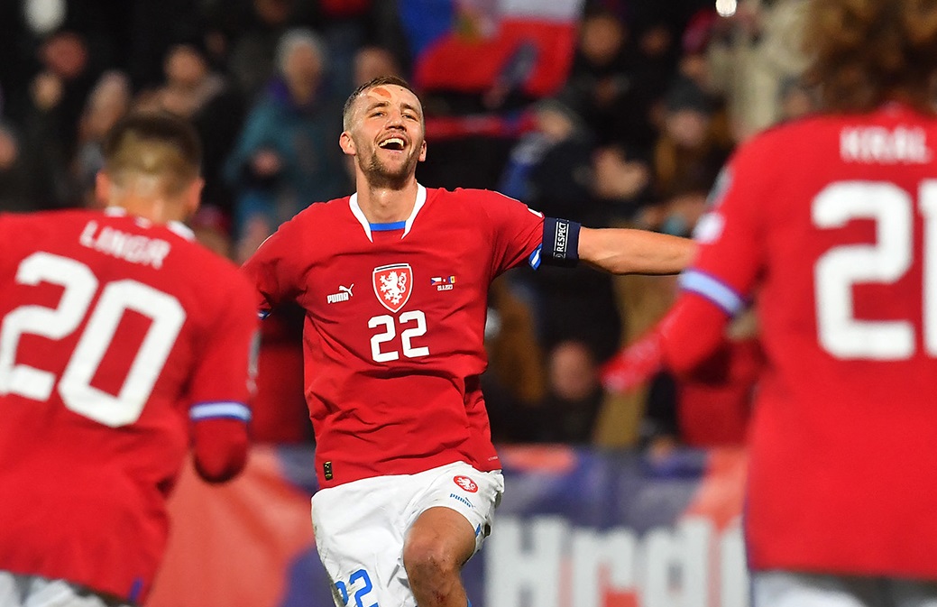 European Cup qualifiers - defeated Moldova 3-0 and the Czech Republic advanced to the main match by placing second in the group