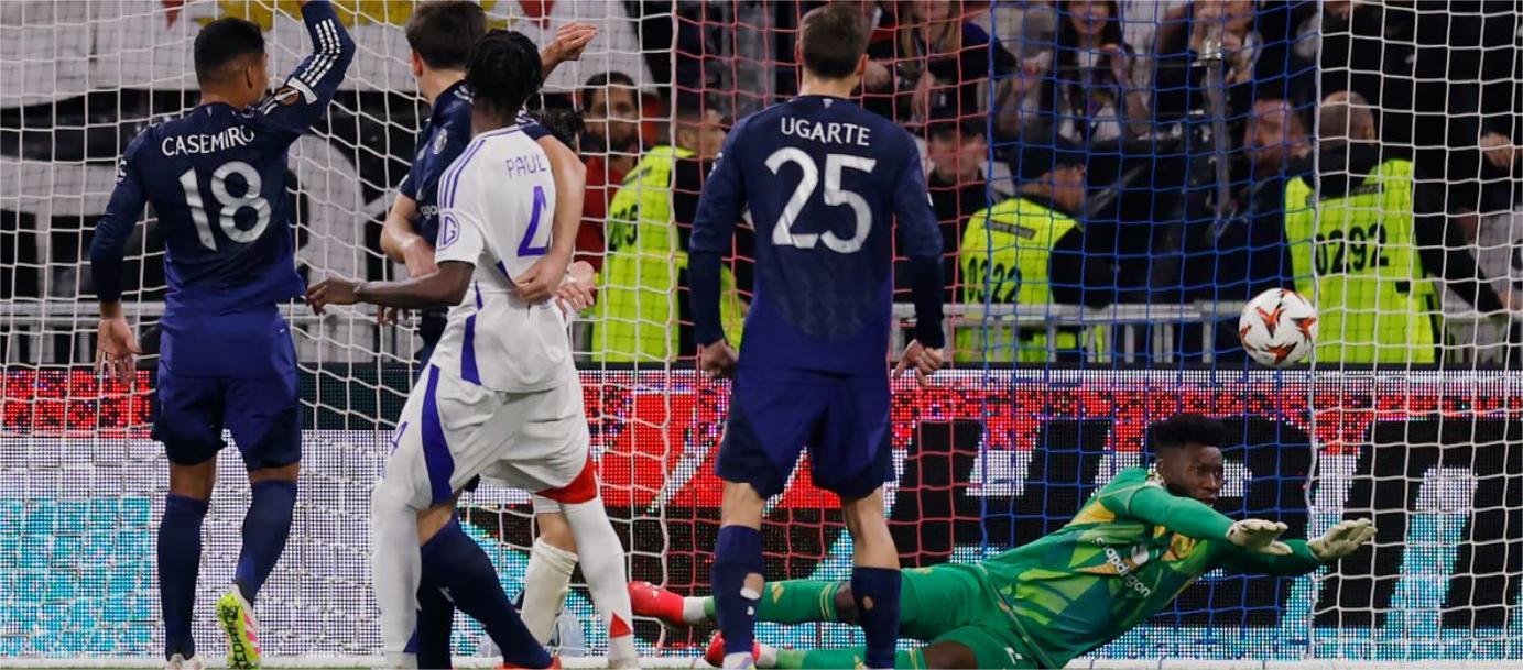 Liga Europa - Yolo marcou e o Manchester United empatou em 2 a 2 com o Lyon