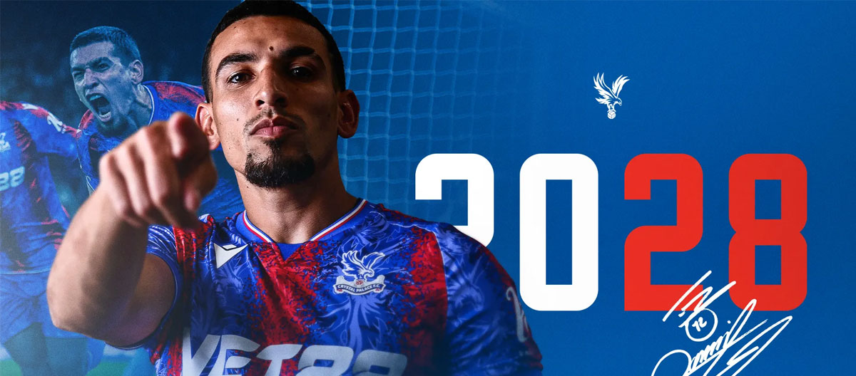 Crystal Palace hoàn tất gia hạn hợp đồng với hậu vệ quốc tế người Colombia Daniel Muñoz.