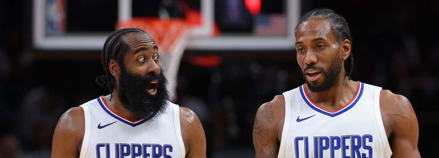 Presidente dos Clippers: Acredito totalmente em Leonard e Harden e pretendo renovar o contrato com Harden