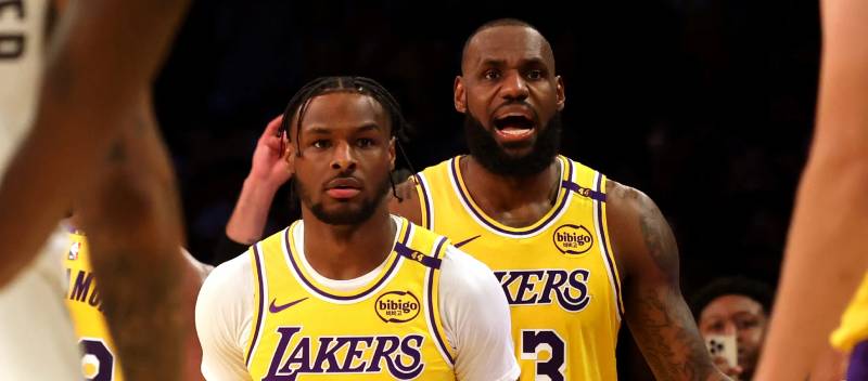 Bronny James responde a rumores sobre a permanência de seu pai, LeBron