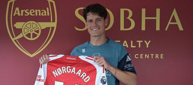 คริสเตียน เนอร์การ์ด ย้ายร่วมทีมอาร์เซนอลอย่างเป็นทางการ พร้อมสวมเสื้อหมายเลข 16