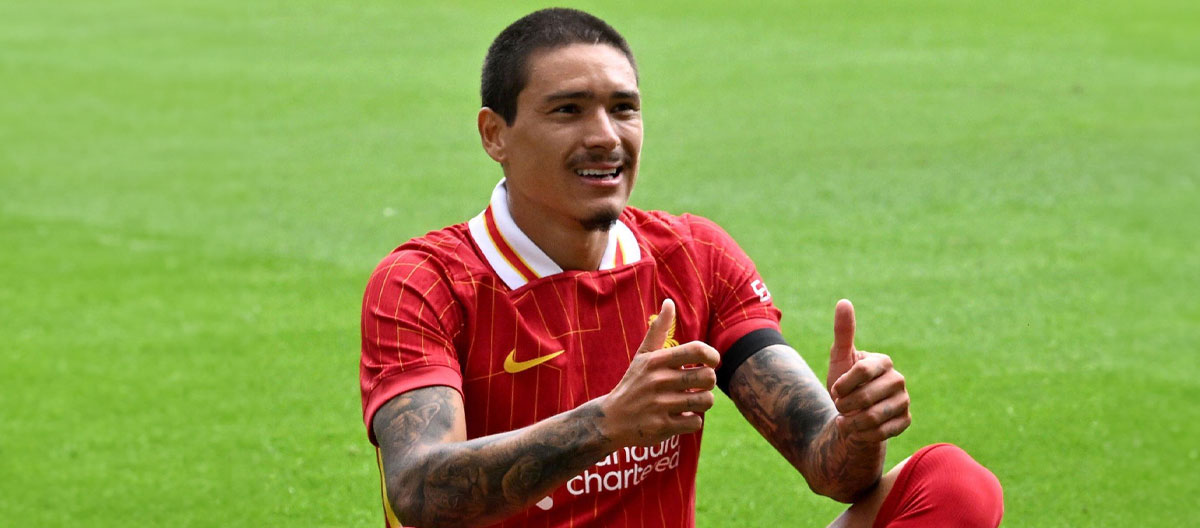 ◤Giao hữu trước mùa giải◢ Darwin Núñez và Cody Gakpo ghi bàn giúp Liverpool tri ân Diogo Jota bằng chiến thắng 1-3 trên sân khách trước Preston. 