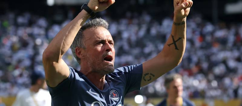 Técnico do PSG, Luis Enrique, decepcionado após ficar de fora do Mundial de Clubes