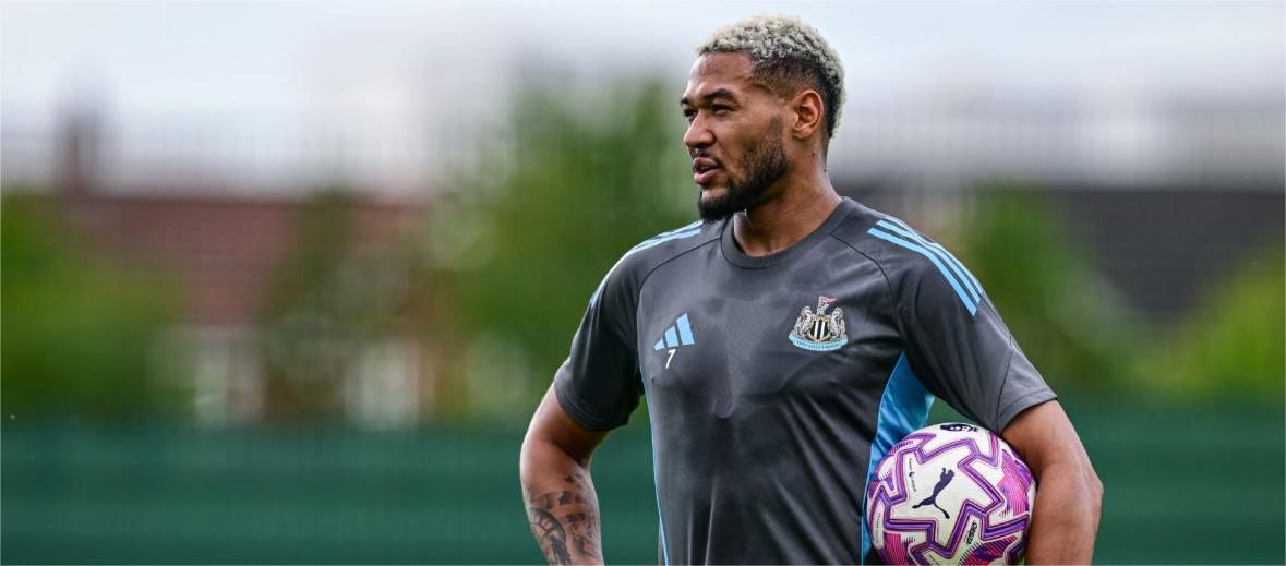 Joelinton kembali berlatih tim setelah pulih dari cedera dan menantikan musim baru