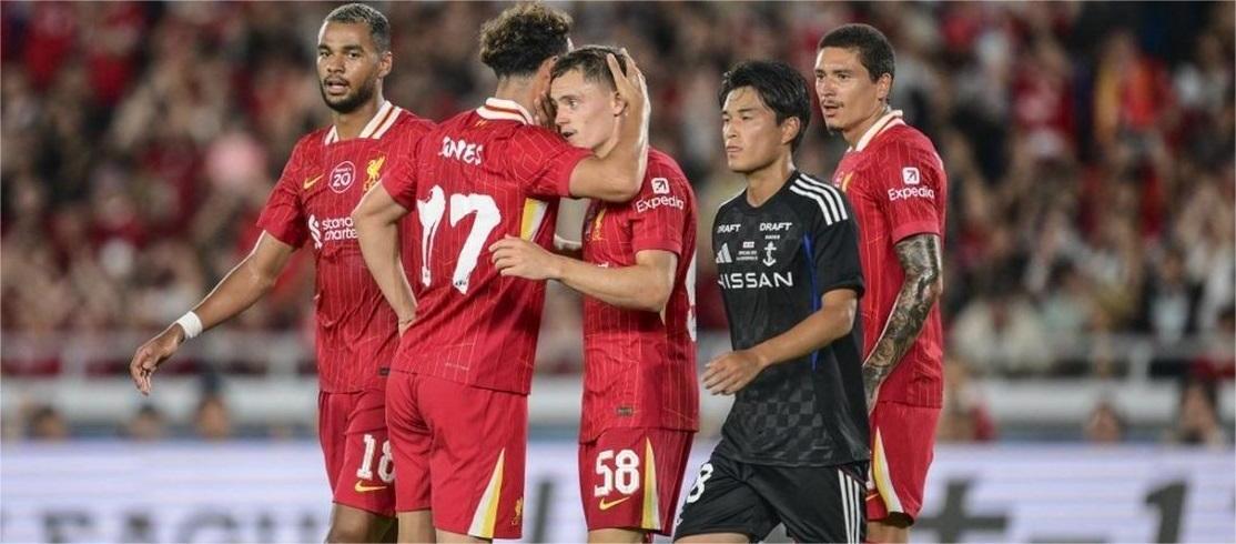 Amistoso - Wirtz marca e Liverpool vence Yokohama F. Marinos por 3 a 1