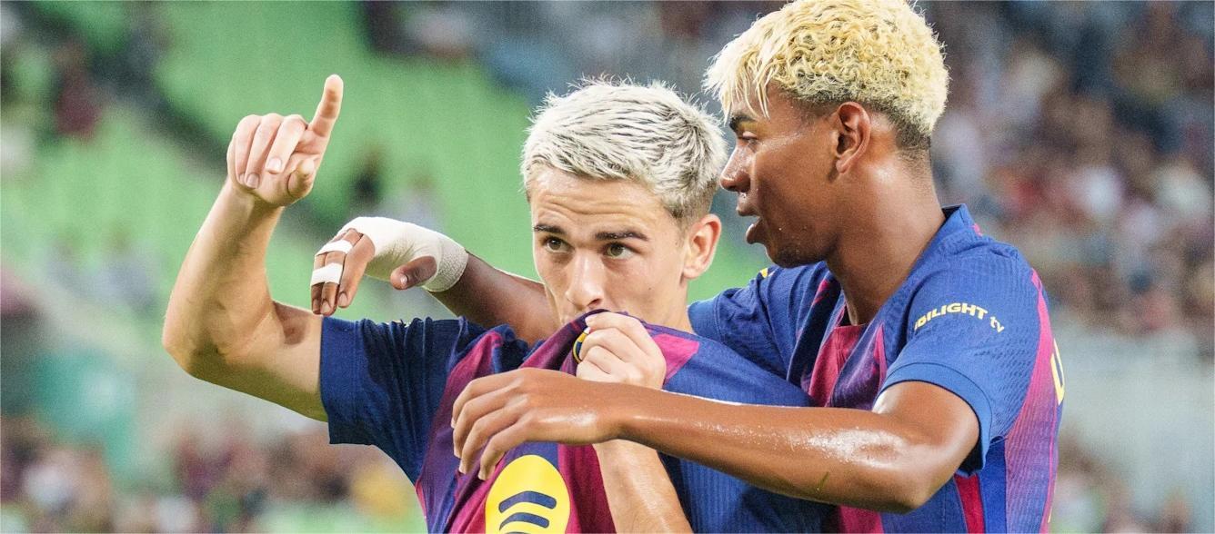 เกมกระชับมิตร - กาวี ยิงสองประตูให้บาร์เซโลน่าเอาชนะแดกู เอฟซี 5-0