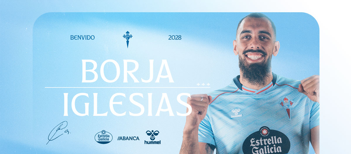 Penyerang tengah Real Betis Borja Iglesias bergabung kembali dengan Celta Vigo..