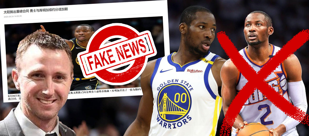 "Sra. Plan To" foi criticada pelo renomado jornalista do The Athletic por alegar falsamente que o Phoenix Suns recebeu uma oferta de "contrato de sucesso" para contratar Jonathan Kuminga.