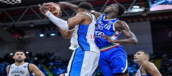 Antetokounmpo mencetak 31 poin saat Yunani mengalahkan Italia dalam kemenangan putaran pertama yang mendebarkan.