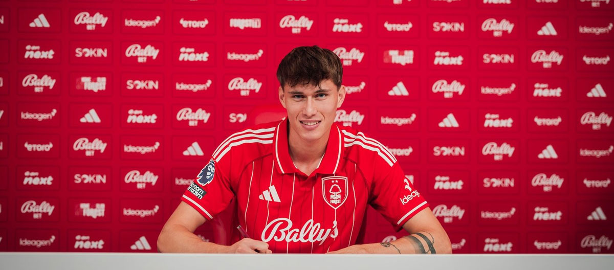 O Nottingham Forest anunciou oficialmente a contratação do zagueiro prodígio italiano Nicolò Savona, da Juventus.