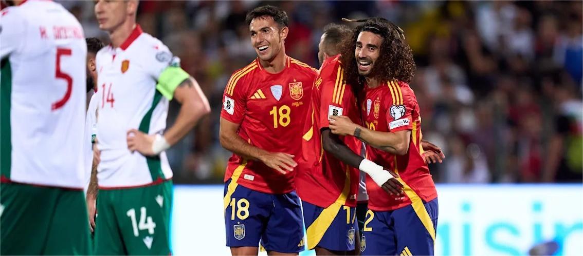 Eliminatórias da Copa do Mundo - Merino marca na vitória da Espanha sobre a Bulgária por 3 a 0