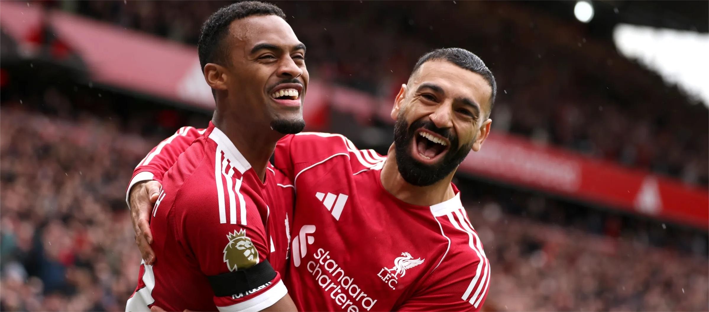 Ngoại hạng Anh - Gravenberch ghi bàn giúp Liverpool đánh bại Everton với tỷ số 2-1
