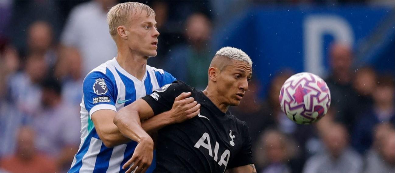 Ngoại hạng Anh - Richarlison ghi bàn giúp Tottenham Hotspur hòa 2-2 với Brighton