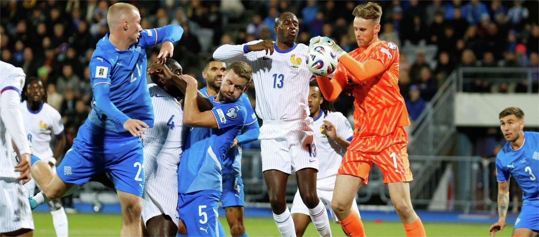 Kualifikasi Piala Dunia - Nkunku mencetak gol saat Prancis bermain imbang 2-2 dengan Islandia