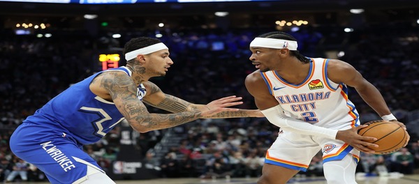 Alexander marca 23 pontos e Thunder derrota Bucks por 116-112