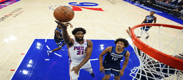 Embiid voltou a contribuir com 14 pontos, 7 pontos e 8 rebotes enquanto os 76ers derrotaram os Timberwolves por 126-110