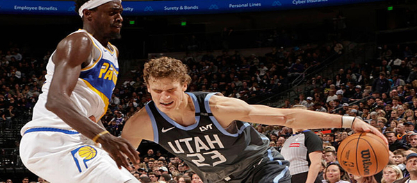 Markkanen marcou 35 pontos na vitória do Jazz sobre o Pacers por 152 a 128.