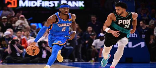 อเล็กซานเดอร์ทำคะแนนได้ 37 แต้ม ช่วยให้ทีม Thunder เอาชนะทีม Trail Blazers ไปได้ 122-95