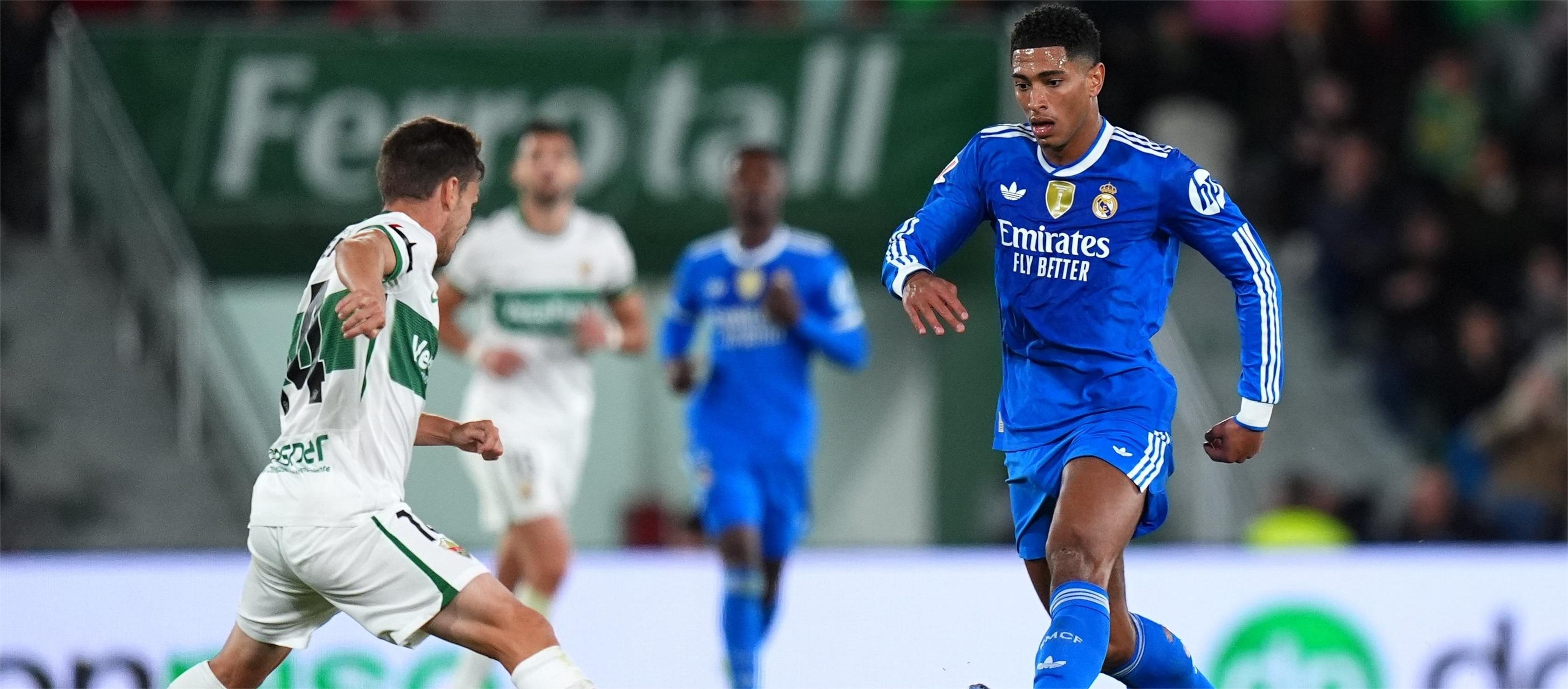 La Liga – Bellingham ghi bàn giúp Real Madrid hòa 2-2 với Elche.