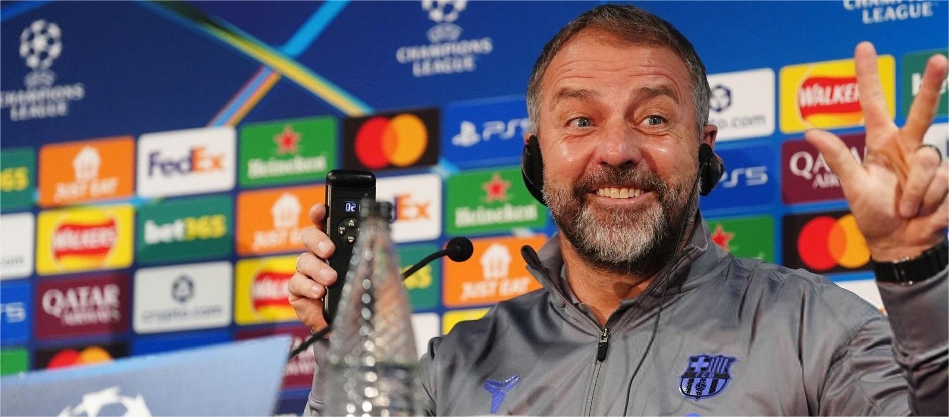 Flick elogiou a força do Chelsea e encorajou o Barcelona a lutar com confiança.