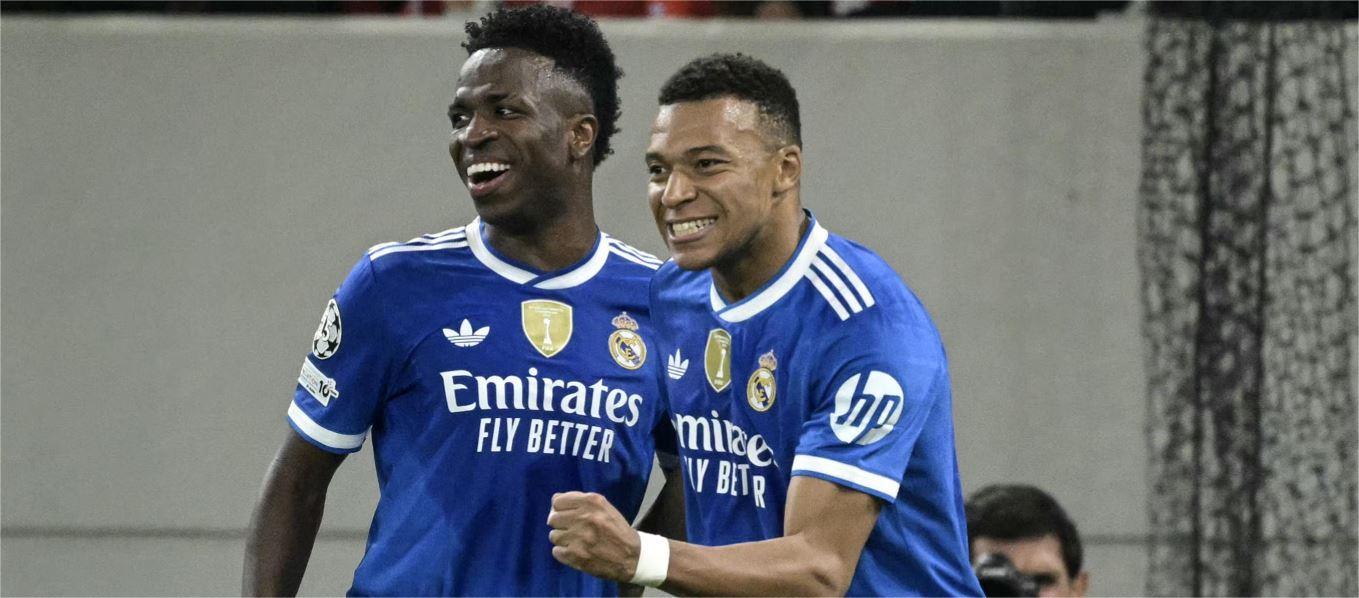 แชมเปี้ยนส์ลีก – เอ็มบัปเป้ ยิง 4 ประตู ช่วยให้เรอัล มาดริด เอาชนะโอลิมเปียกอส 4-3