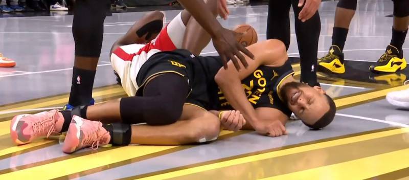 สเตเฟน เคอร์รี่ ดาวดังของทีมวอร์ริเออร์ส จะต้องพักอย่างน้อย 1 สัปดาห์ เนื่องจากอาการบาดเจ็บที่กล้ามเนื้อต้นขาขวา