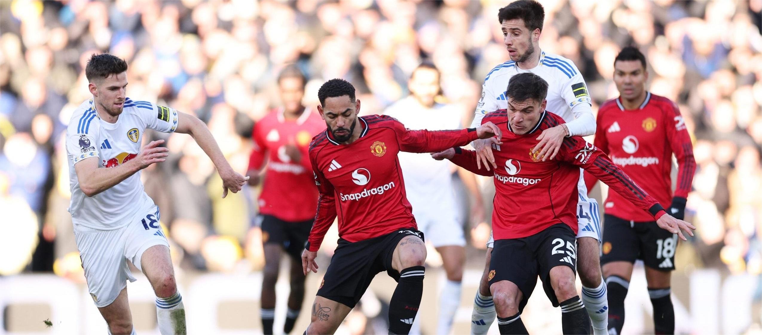 英超联赛——库尼亚破门 曼联1比1战平利兹联