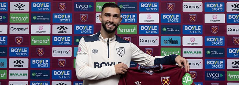 West Ham United secara resmi telah mendatangkan striker Lazio, Castellanos, dengan biaya transfer sebesar €29 juta.