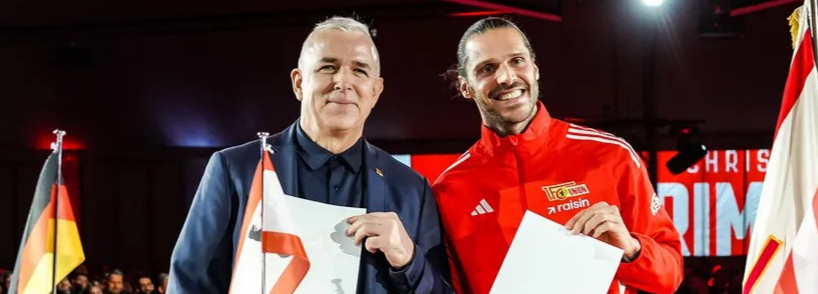 Oficial: O Union Berlin e o capitão Christoph Trimmel renovaram seus contratos.