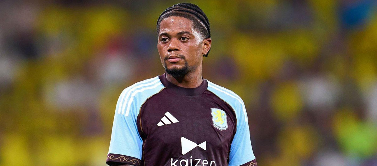 O Aston Villa chamou de volta o ponta jamaicano Leon Bailey, que estava emprestado pela Roma.