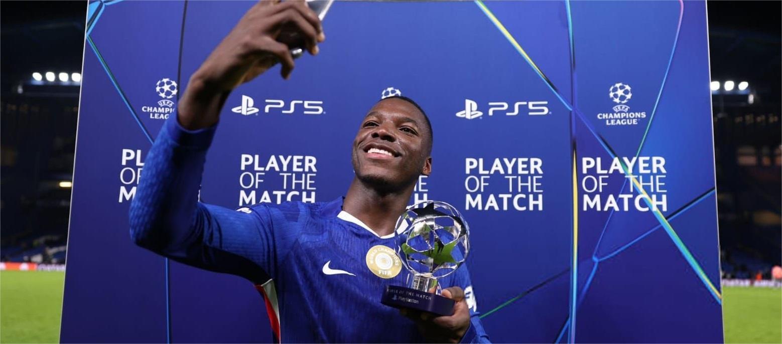 Kecerdo dinobatkan sebagai Pemain Terbaik Pertandingan setelah membantu Chelsea mengalahkan Paphos.