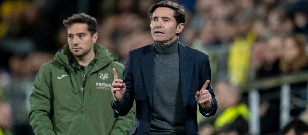 Marcelino admitted that despite the team's excellent performance, luck was not on their side.