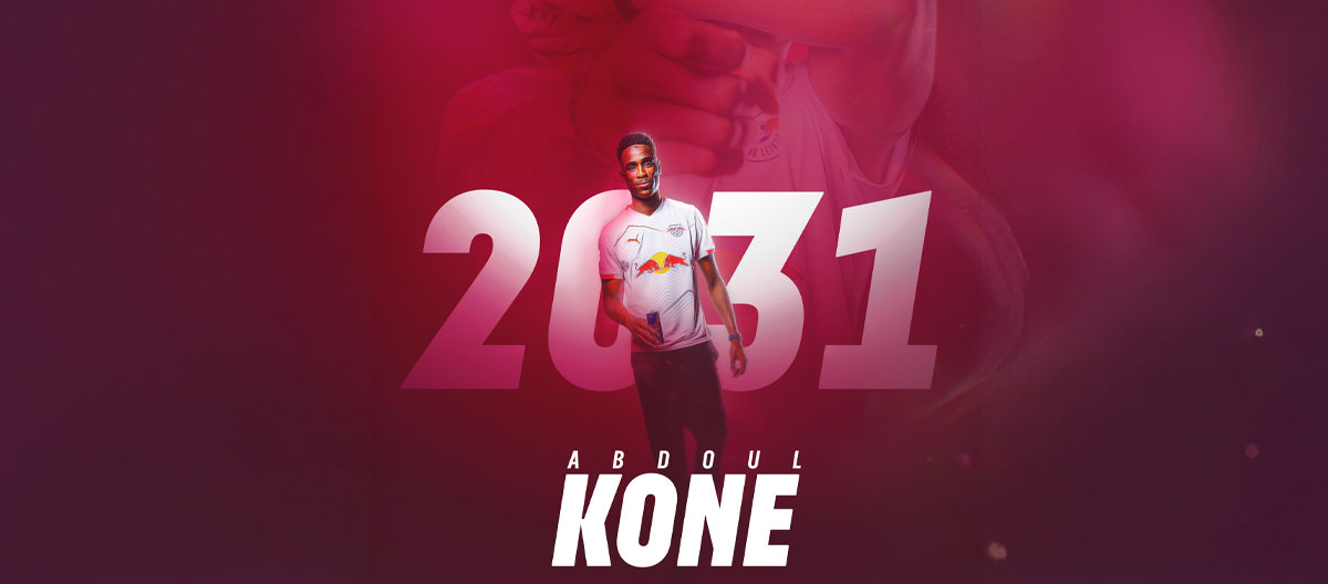 RB Leipzig officially announce the signing of Reims' young France U20s international defender Abdoul Koné..