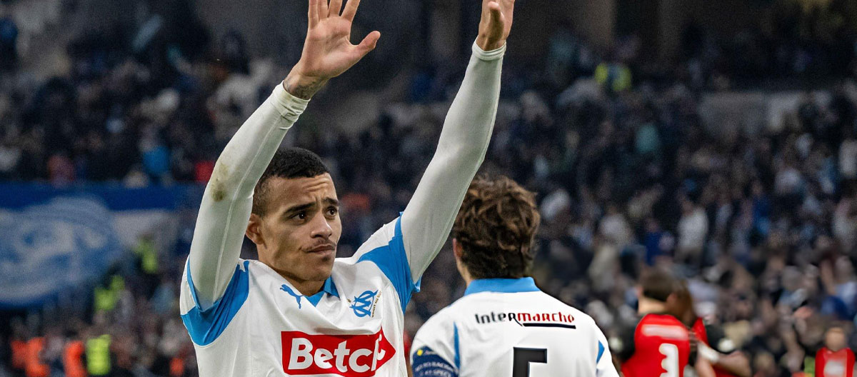 ◤Coupe de France◢ Amine Gouiri and Mason Greenwood scored and assisted as Marseille cruised to a 3-0 victory over Rennes..